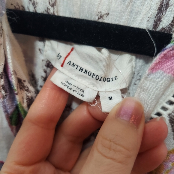 Anthropologie Nia Tunic Top Floral Medium - Picture 4 of 16